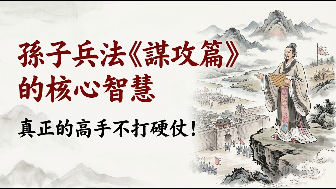 【孫子兵法】《謀攻篇》真正的高手不打硬仗！解析孫子兵法《謀攻篇》的核心智慧