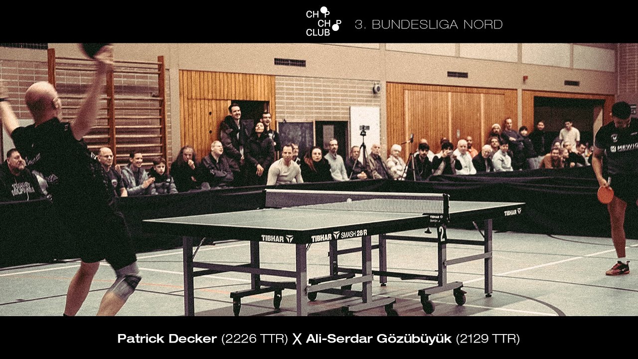 Patrick Decker vs. Ali-Serdar Gözübüyük (3. Tischtennis Bundesliga Nord 2024/25)