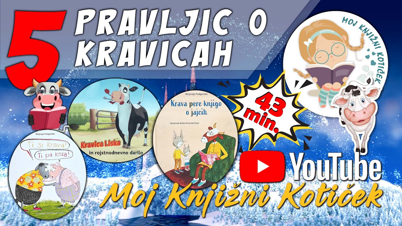 5 PRAVLJIC O KRAVICAH - skupek pravljic za lahko noč