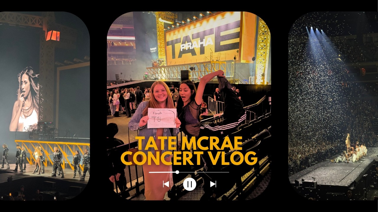TATE MCRAE CONCERT | miss possessive tour concert vlog [concert chaos, grwm, finals & more!] ✨🫶🪩🎤