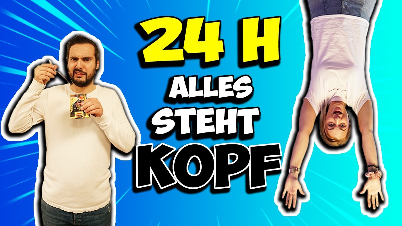 24 STUNDEN ALLES RÜCKWÄRTS & VERKEHRT RUM ! Verrückte Challenge