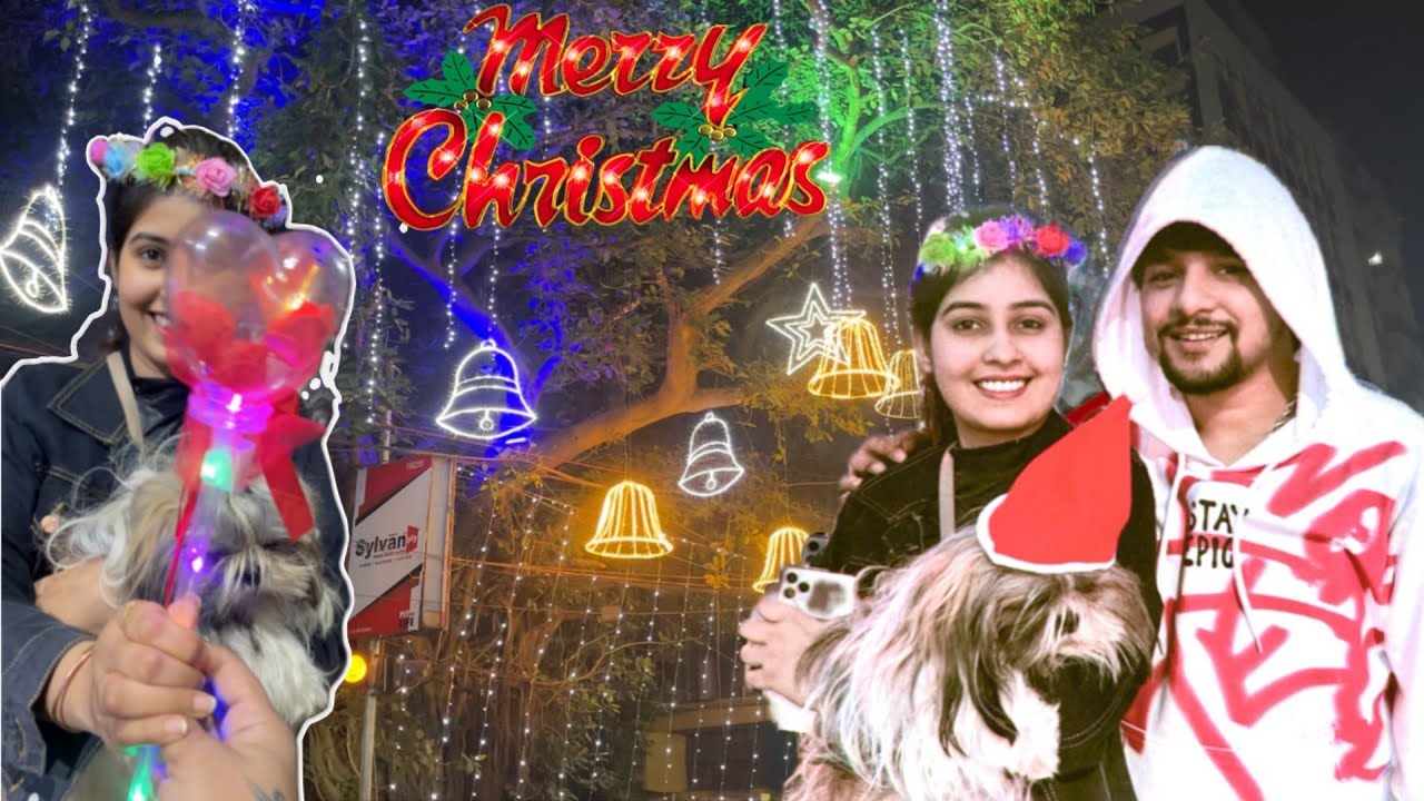 Hum gye pehli bar Christmas ghumne 💕 | Aly ne dia surprise | couplegoals | vishu aly #vlogs