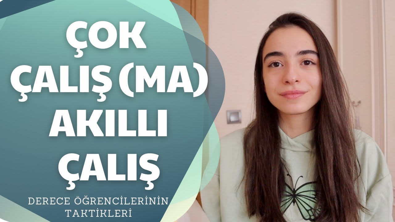 ÇOK ÇALIŞMA AKILLI ÇALIŞ / Derece Öğrencilerinin Kullandığı 5 Madde ile Verimli Ders Çalış