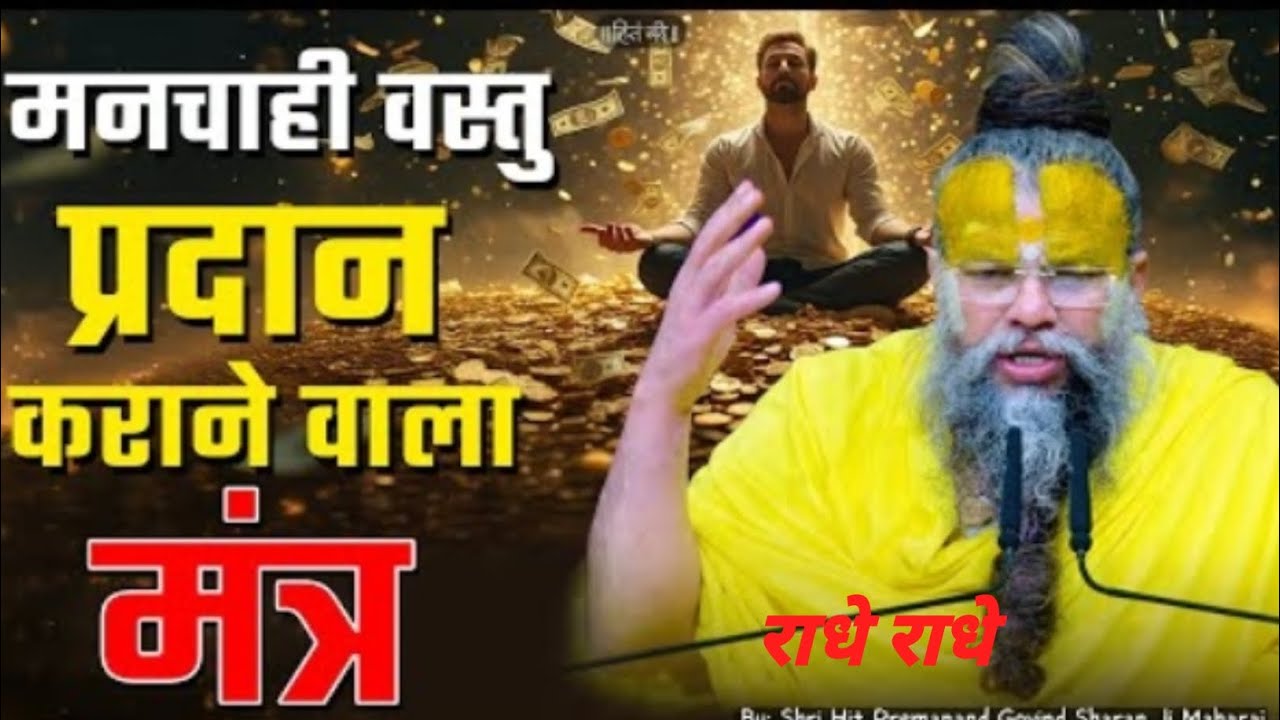 मनचाही वस्तु प्रदान कराने वाला मंत्र #Shri Hit Premanand Ji Maharaj #youtube#motivation #trending 