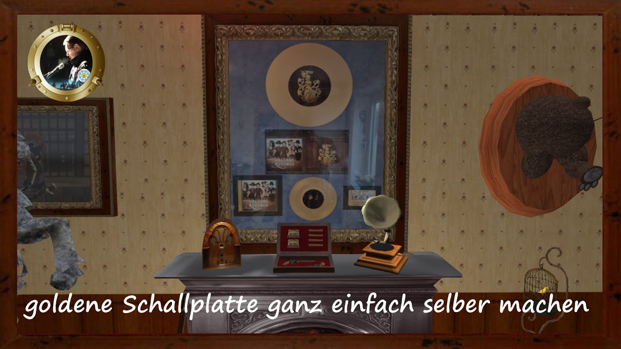 Goldene Schallplatte einfach selber machen faken