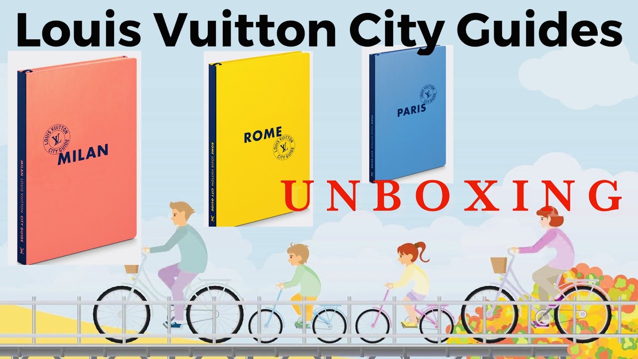 Louis Vuitton City Guides |Rome|Paris|Milan: UNBOXING