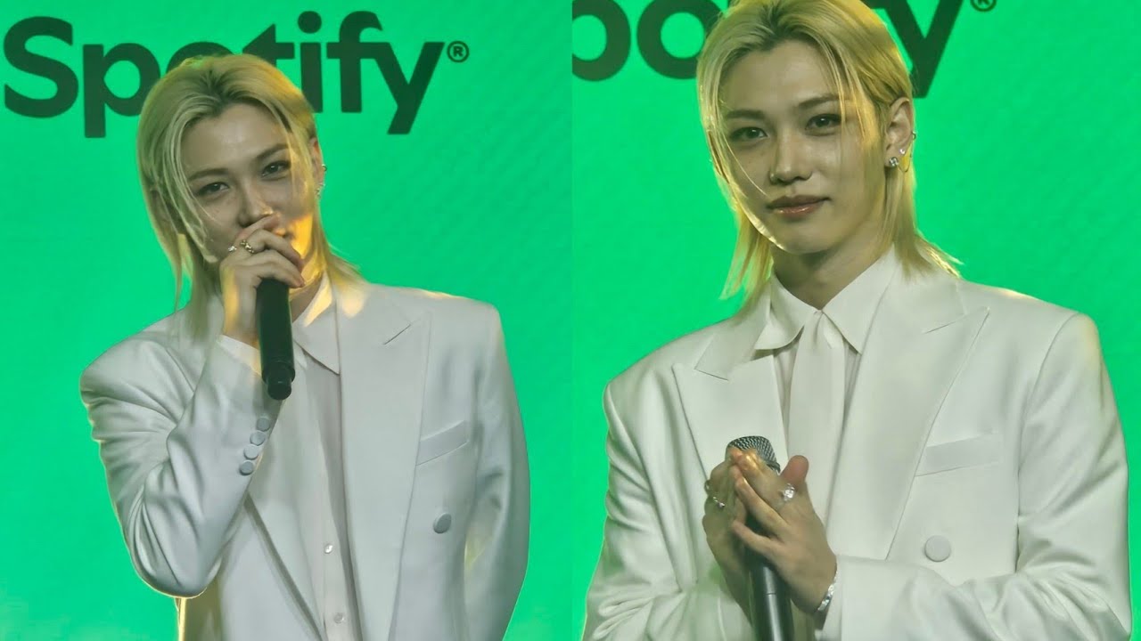 StrayKids Felix At Naver Spotify Campaign Event in Seoul Today 2025