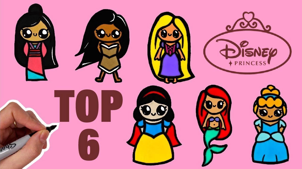 TOP 6 DES MEILLEURS DESSINS PRINCESSES DISNEY