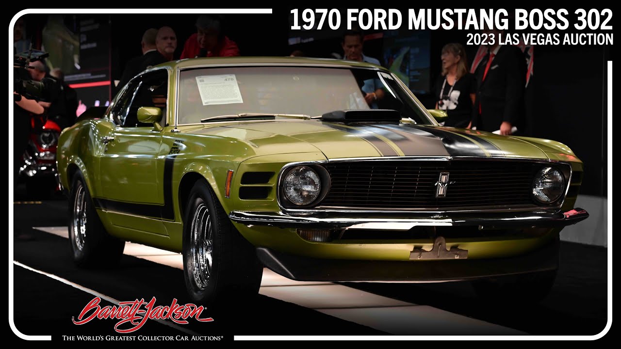 SOLD! 1970 Ford Mustang Boss 302 - BARRETT-JACKSON 2023 LAS VEGAS AUCTION