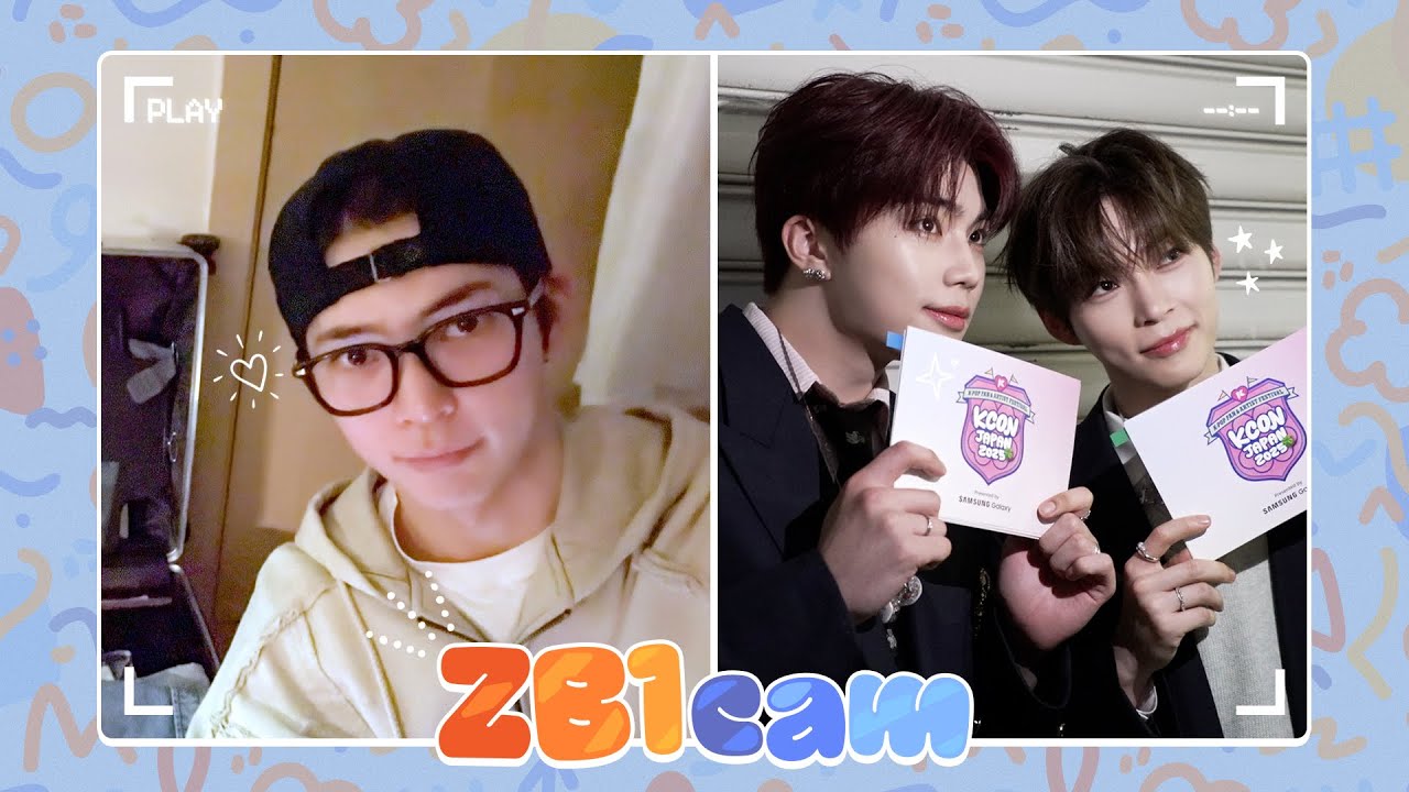 [ZB1 CAM] 한빈 VLOG | KCON JAPAN 2025 메인 MC | What's In My Suitcase? 출장 짐싸기 | 어디서든 멈추지 않는 일본어 대본 연습 📖