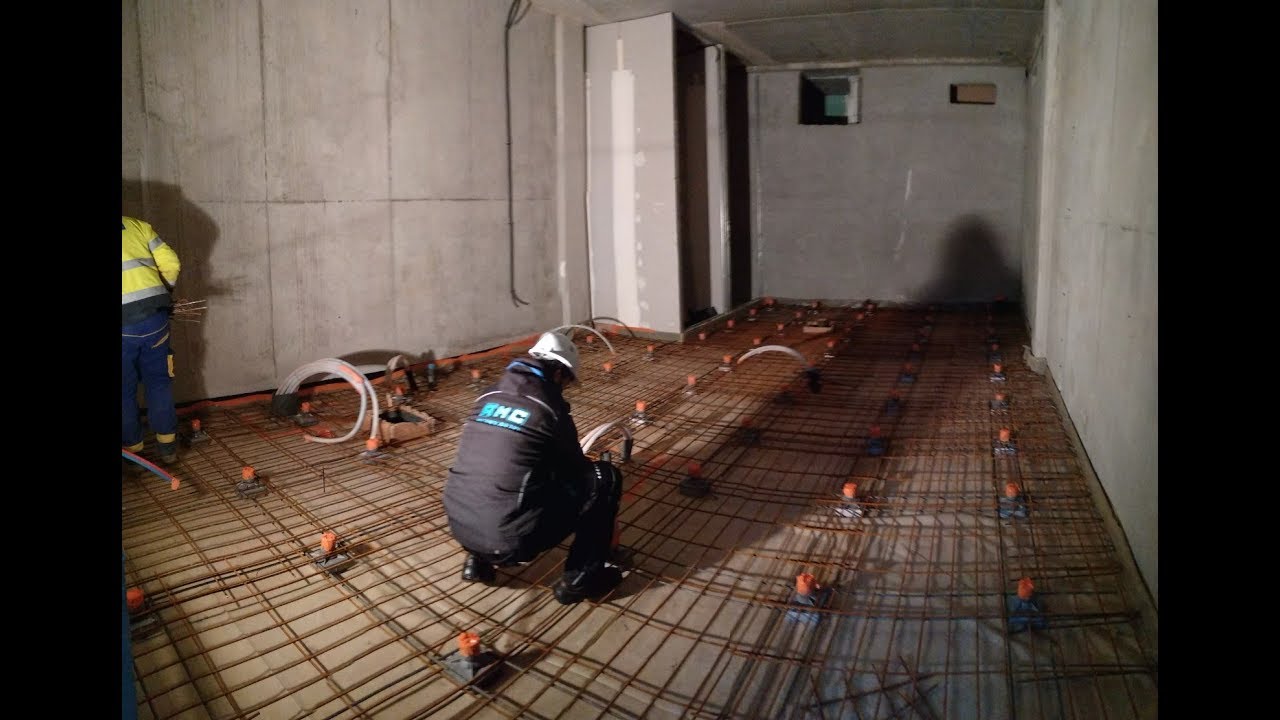 FZ+Sylomer Floor mount Time lapse installation.