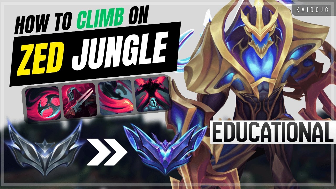 How to Climb from Silver to Diamond on Zed in Season 16 | Challenger Jungle Fundamentals (2026)