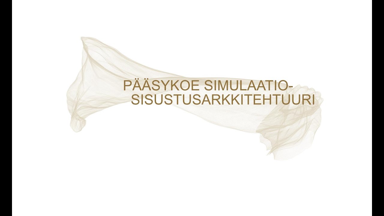 Pääsykoesimulaatio, sisustusarkkitehtuuri