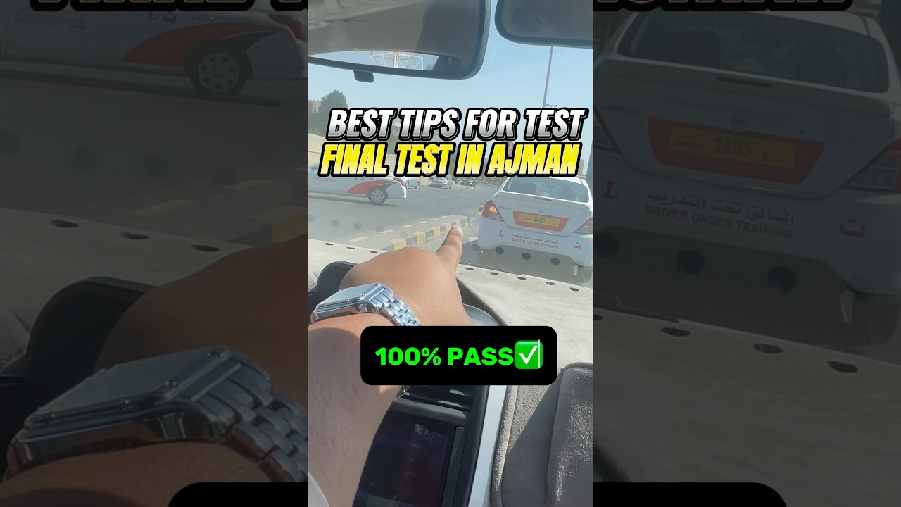 How to Make a U-Turn ✅ In Dubai 🇦🇪 #driving #drive #drivinglessonsforbeginners #automatic