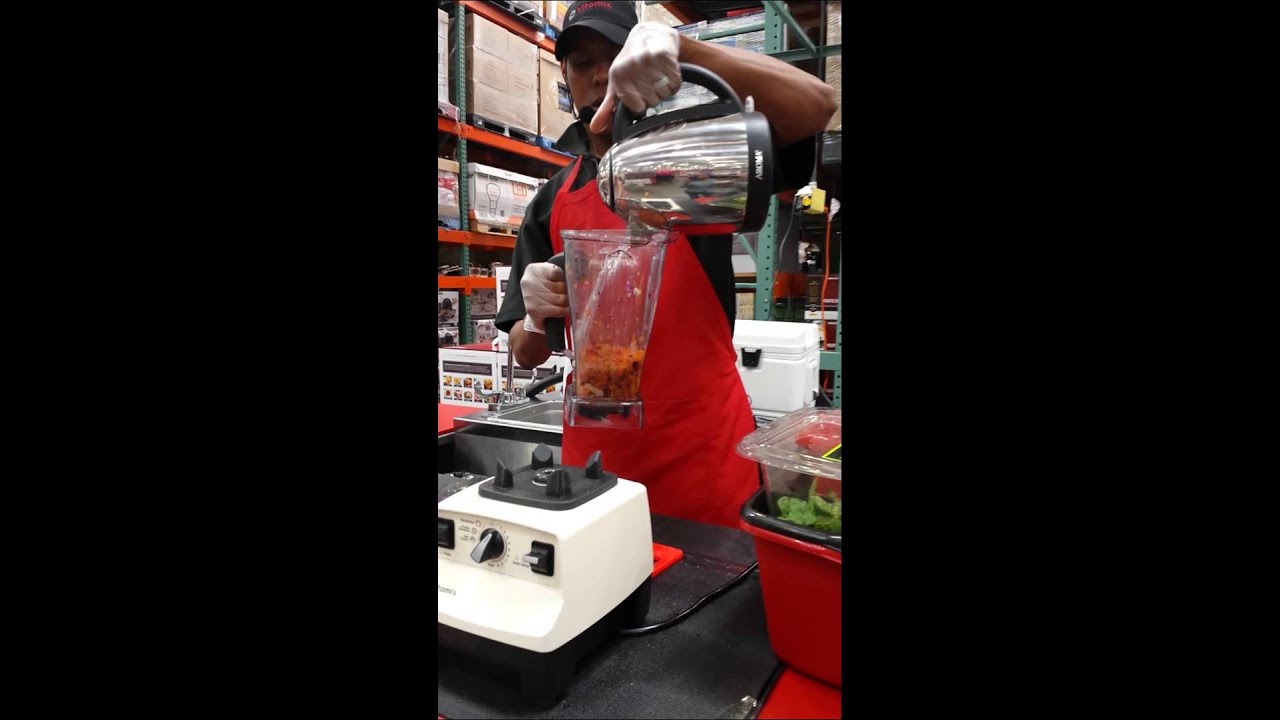 Vitamix demo at Costco