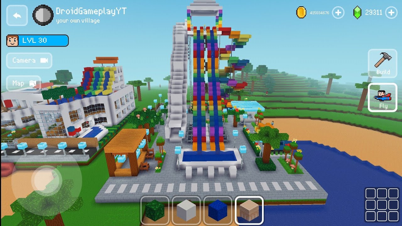 Water Park - Block Craft 3d: Building Game
