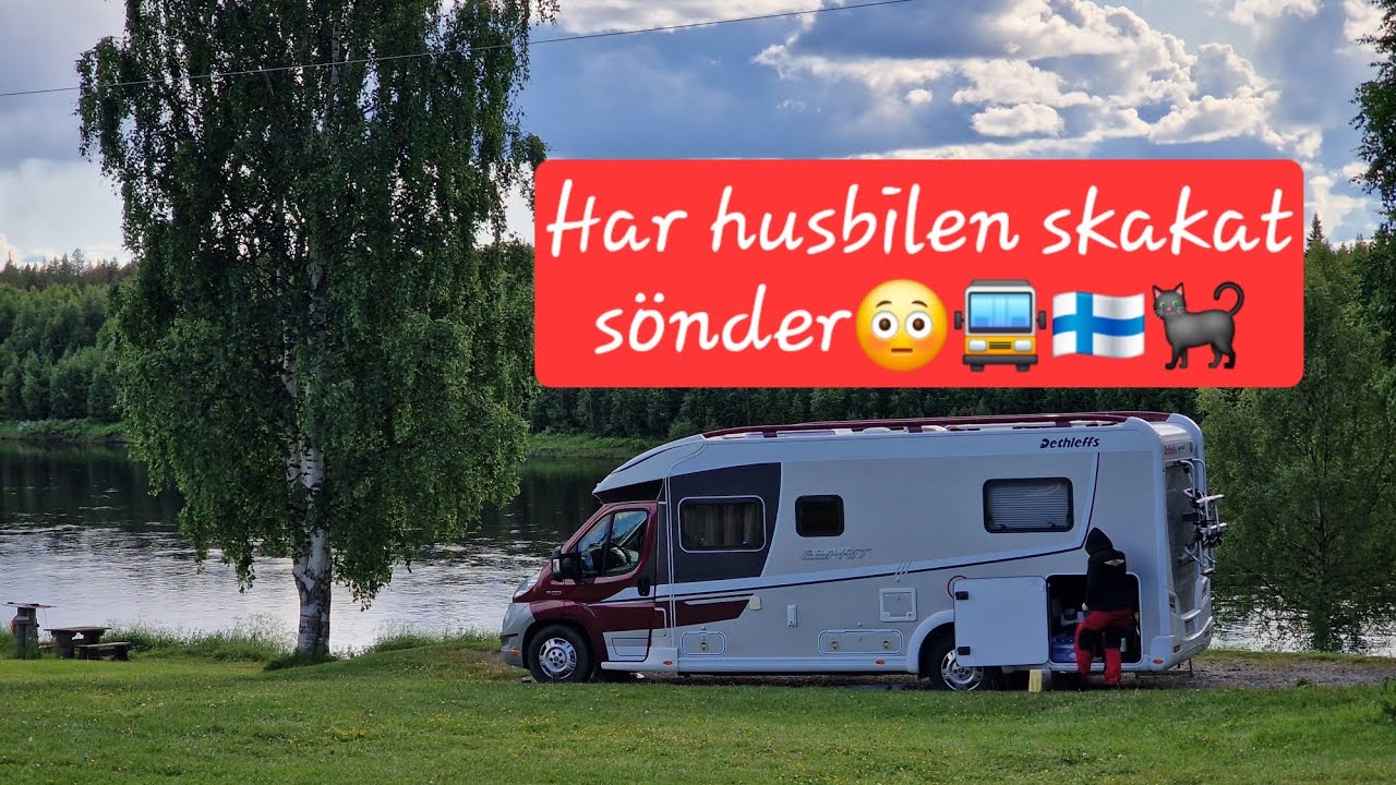 Har verkligen husbilen skakat sönder?!😳🚍🇫🇮