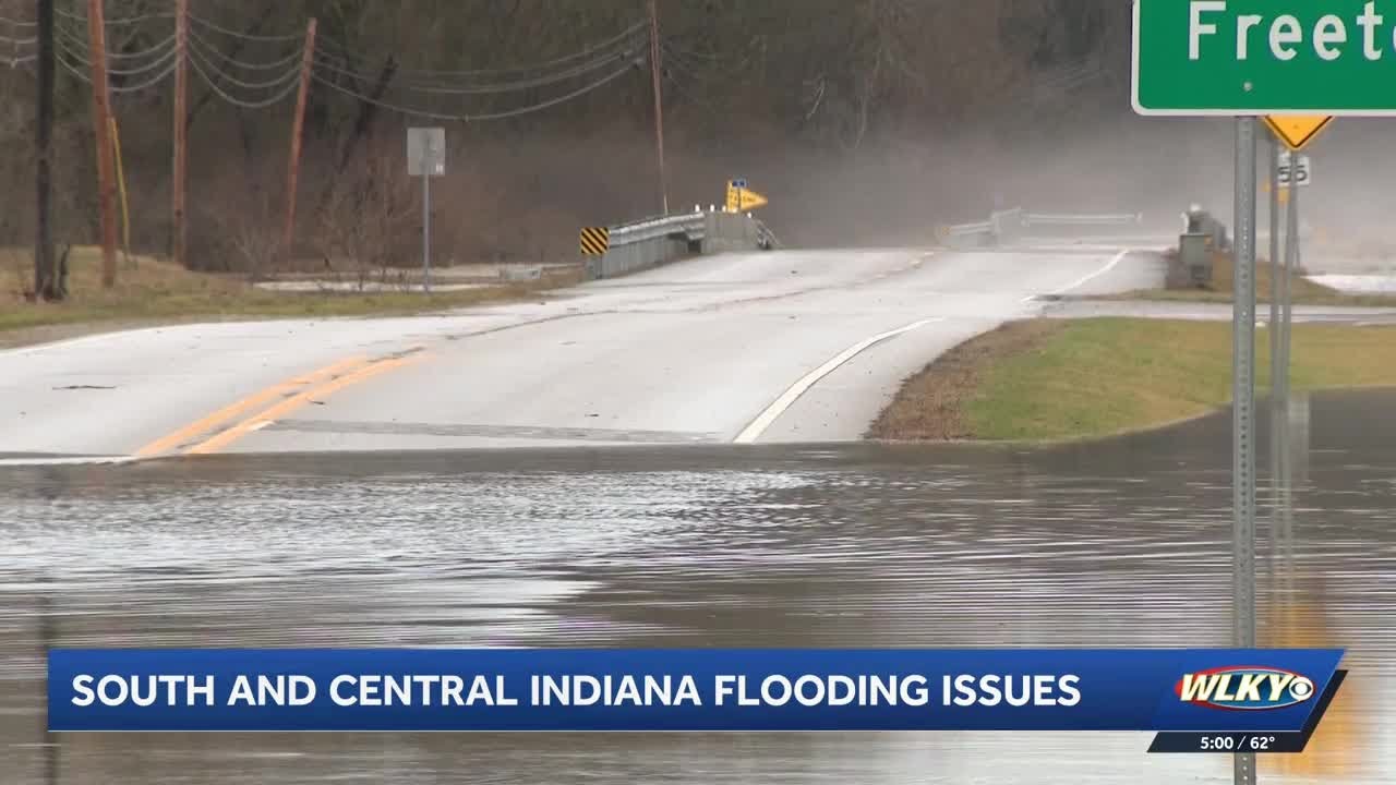 Southern Indiana dealing with flooding after heavy rainfall