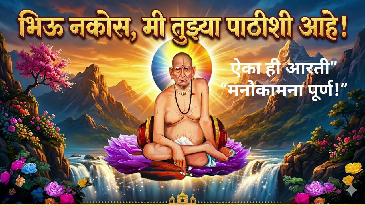 🙏अक्कलकोट निवासी श्री स्वामी समर्थांची आरती | संकटमोचक महाआरती#swamikrupa 🙏