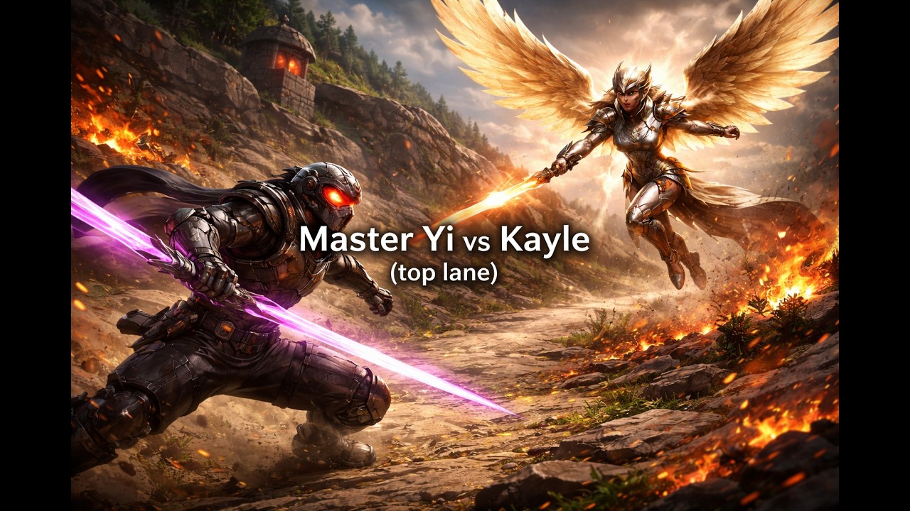 MASTER YI VS KAYLE TOP LANE! @leagueoflegends @gaming @riotgames