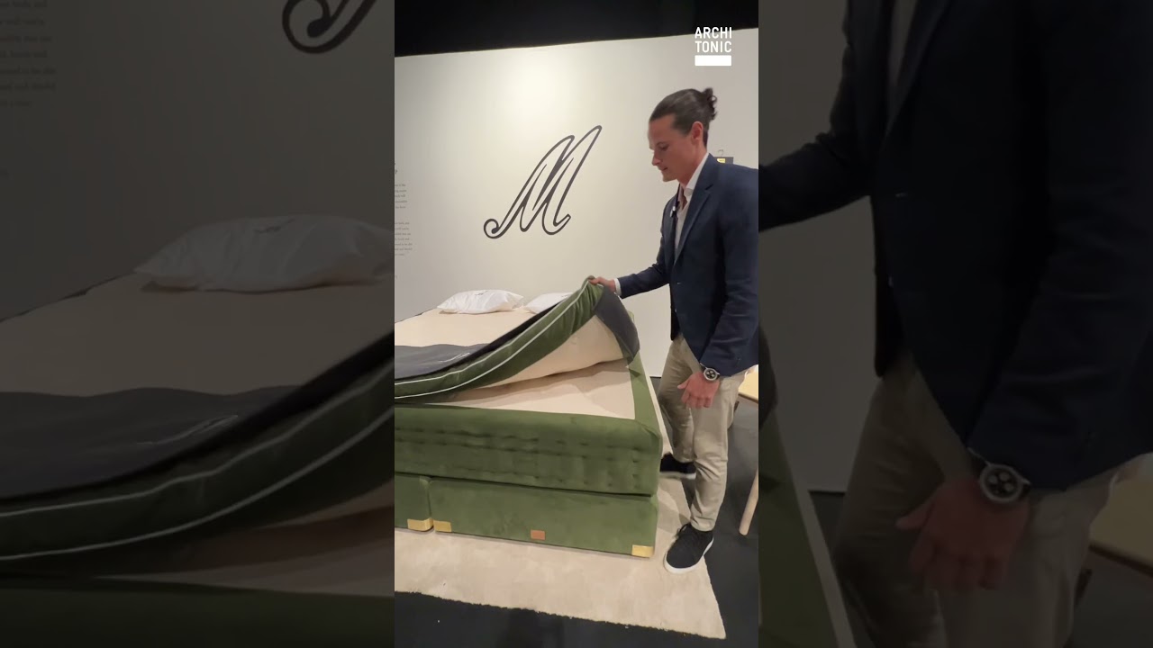DESIGN DETAILS from imm cologne with Oscar Mattson for Mattson beds