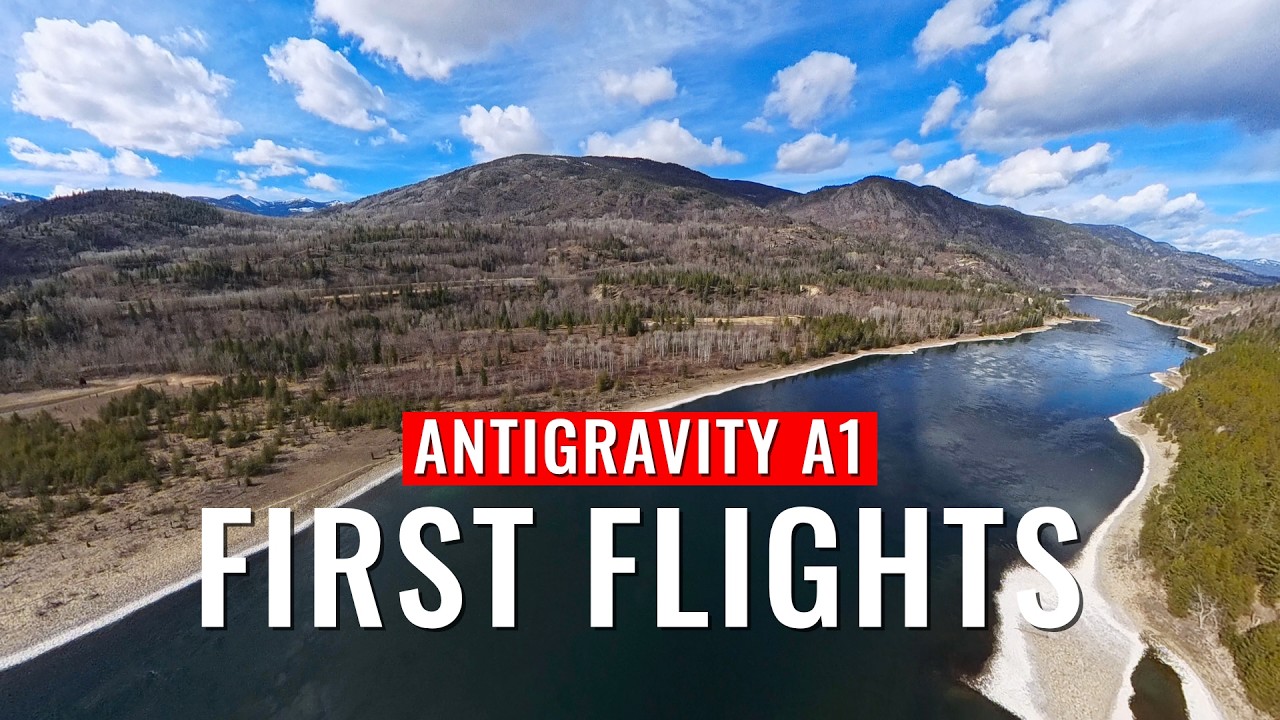 My First Flights with the Antigravity A1 360 Drone - Wow! #AntigravityA1 #AntigravityDrone