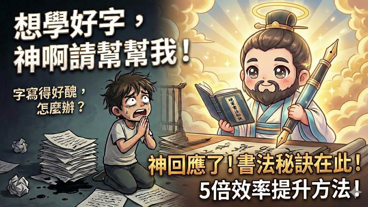 44-如何把字寫好看-一看就懂--架構筆法缺一不可-最仔細的硬筆教學示範-示部怎麼寫才好看
