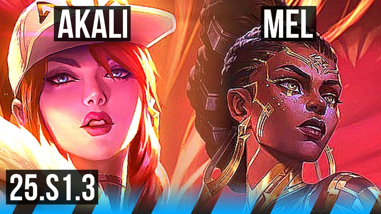 AKALI vs MEL (MID) | KR Master | 25.S1.3