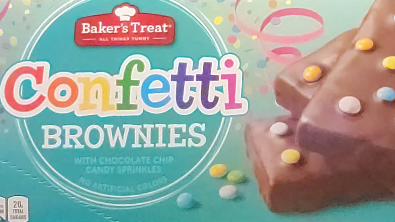 M☕️B! Taste Test! I'm trying Aldi Baker's Treat Confetti Brownies! 🎊  Nice News!🤗What's for dinner?😃