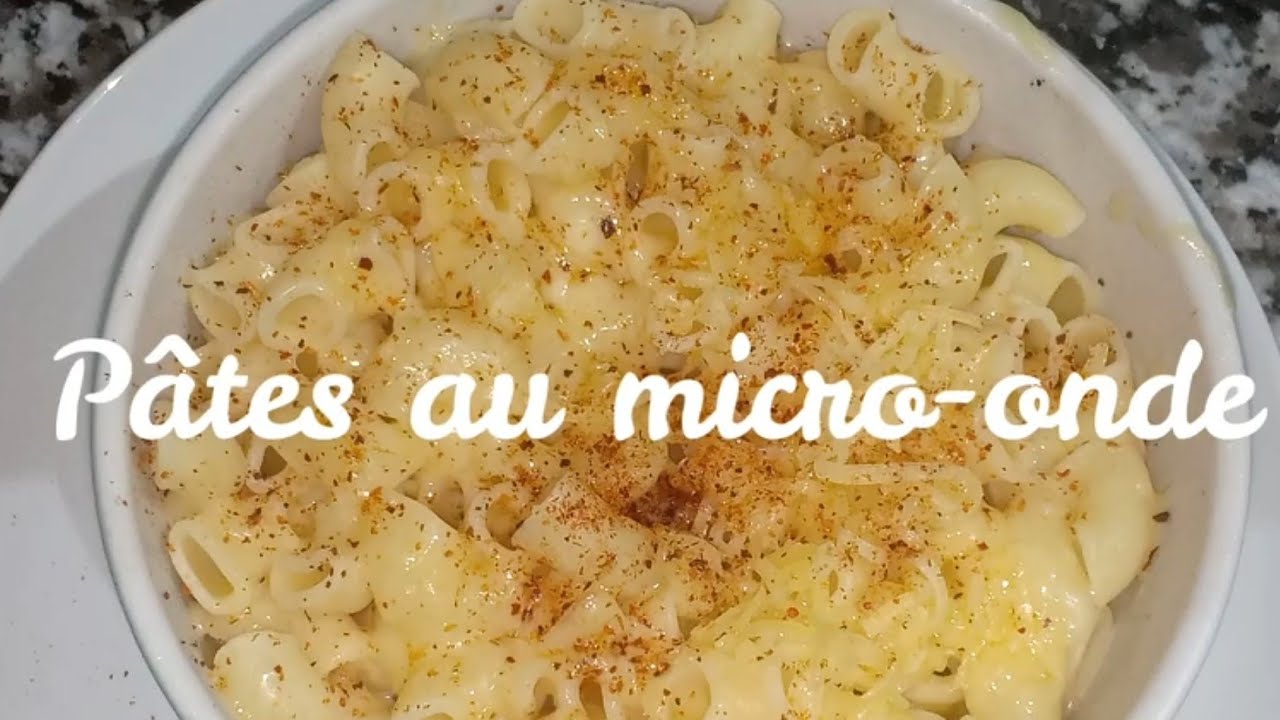 pâtes au micro-ondes facile à faire / Pasta in microwave