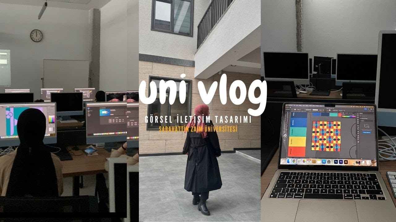 UNİ VLOG-Görsel iletişim tasarımı öğrencisinin günleri