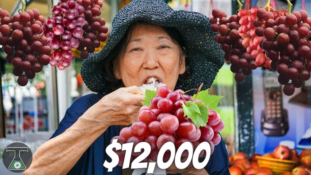 World's Most Expensive Grapes - $12,000 - Ruby Roman Grapes From Japan
