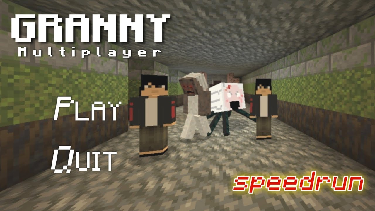 Granny Multiplayer Sewer Escape Minecraft Speedrun