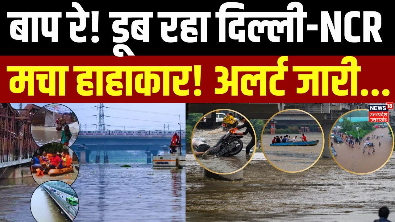 Flood News Update:बाढ़ से देशभर में बिगड़े हालात!| Delhi Flood | Breaking News | Punjab Flood | N18V