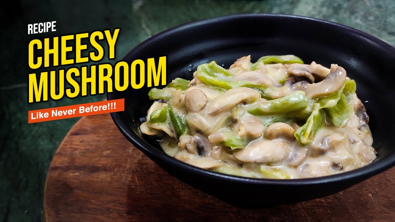 HOW TO MAKE CHEESY MUSHROOMS RECIPE | Bhutanese Famous Food Shamu Datshi | Druk Girl