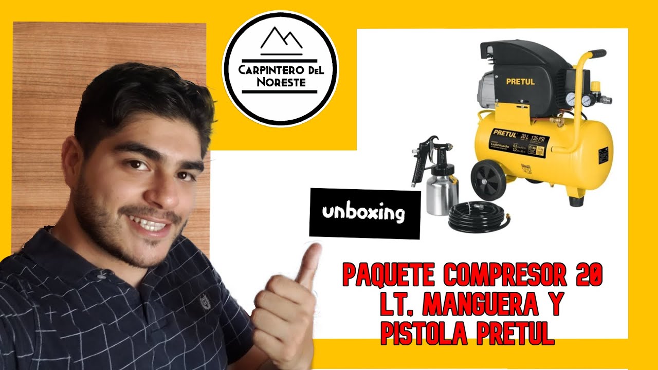 compresor pretul 20l reseña completa | unboxing 📦