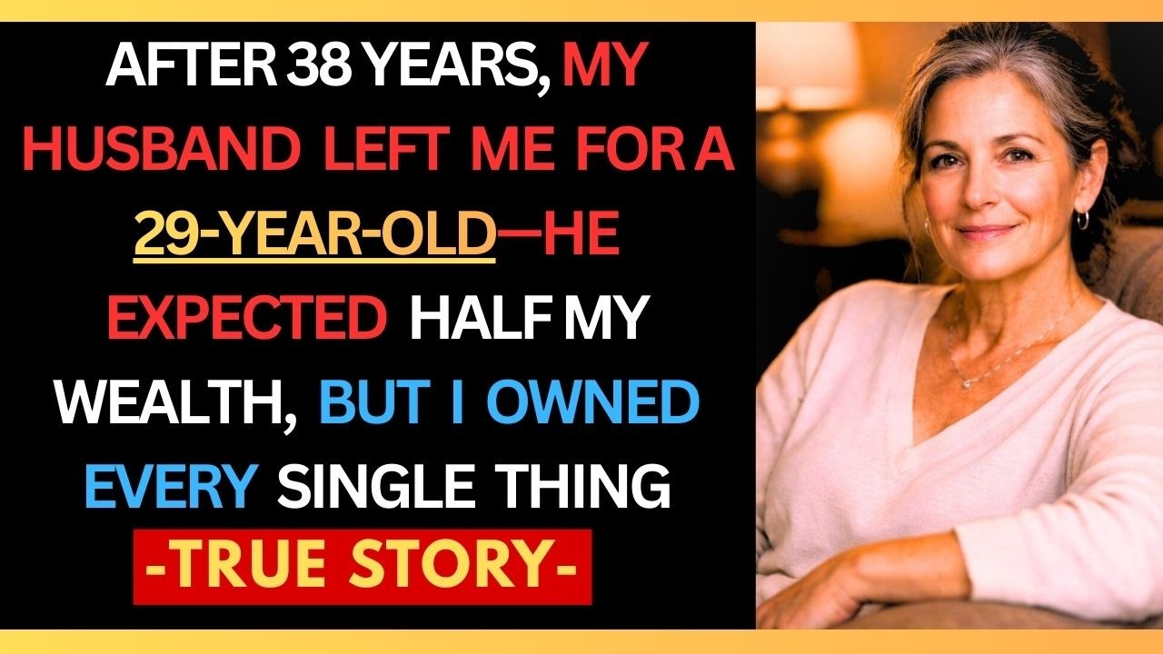 My Husband Left Me for a 29-Year-Old After 38 Years—But I Kept the $3M He Thought Was Ours