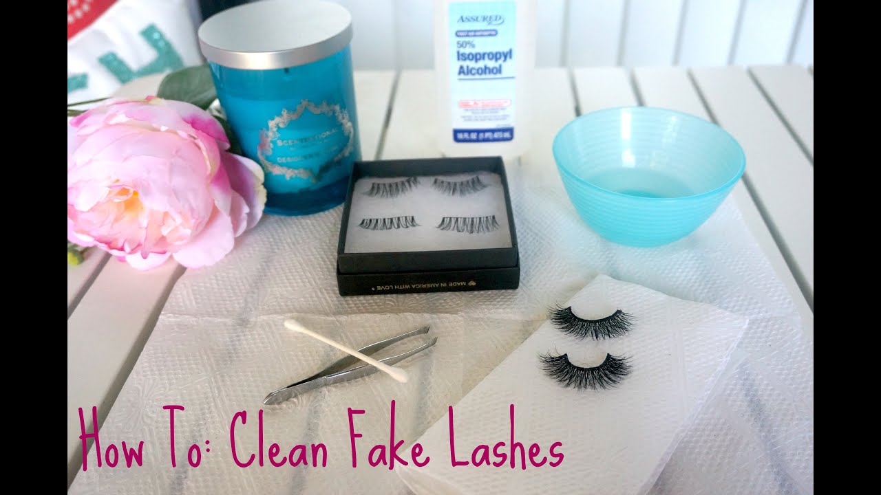 HOW TO: Cleaning Fake Lashes
