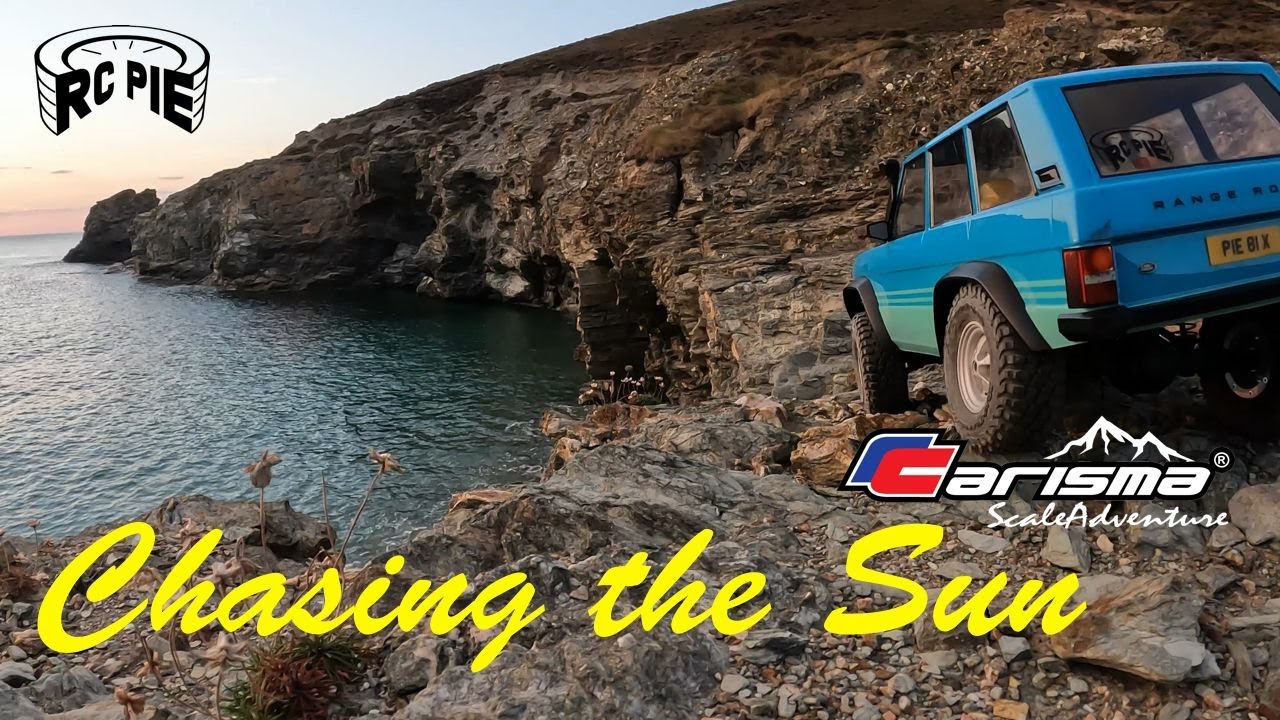 Chasing the Sun. Carisma SCA-1E Range Rover. Scale RC Offroad Adventure.