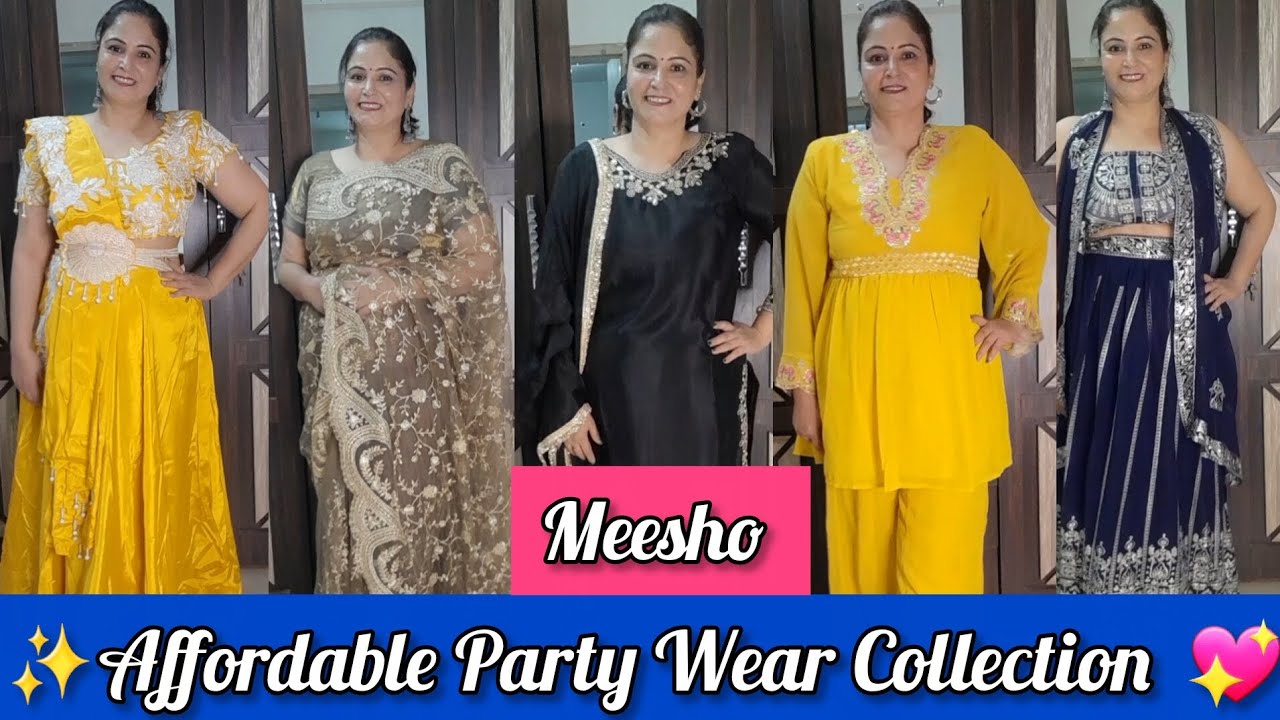 😍Affordable Party Wear  Collection From Meesho💖 |Meesho Haul |Party Wear Collection |Meesho