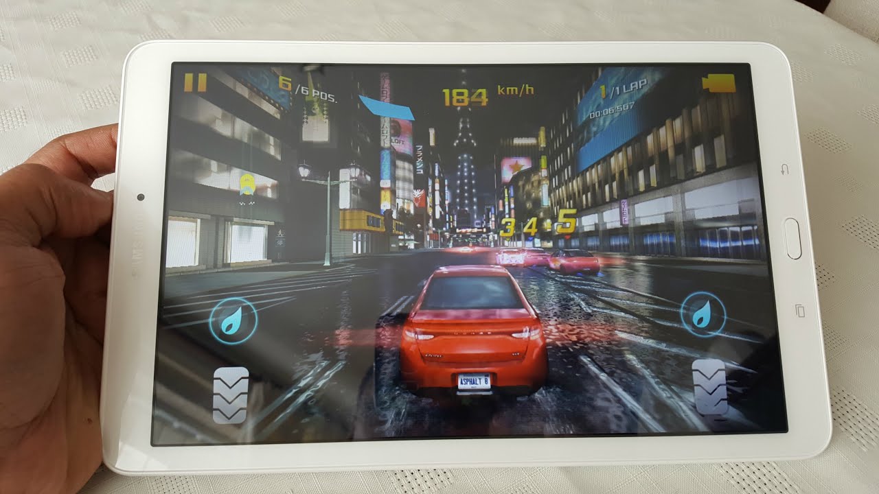 Samsung Galaxy Tab E 9.6 Asphalt 8 Game play