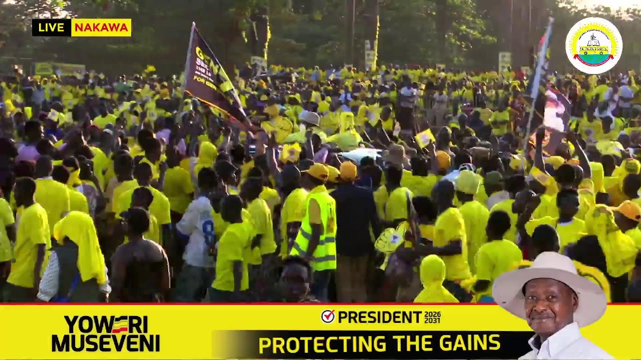 PRESIDENT MUSEVENI CAMPAIGNS IN NAKAWA BUGANDA REGION