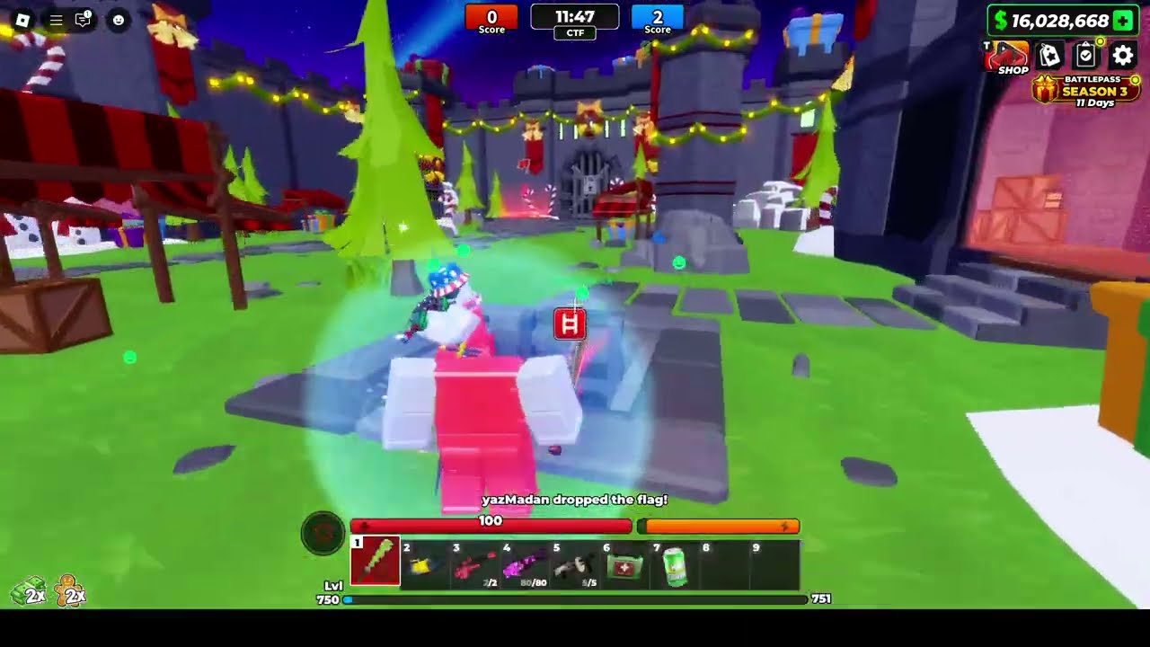 Flag Wars! - Unbalanced match