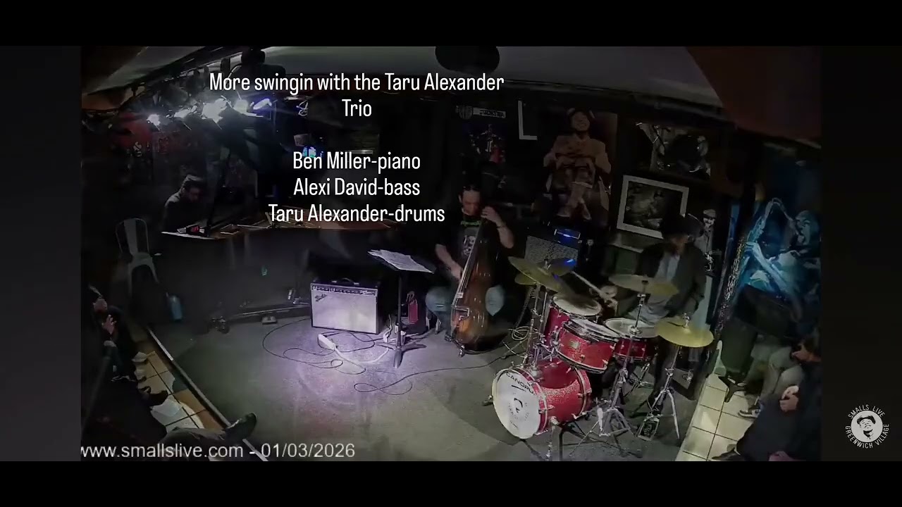 More swingin' with the Taru Alexander Trio