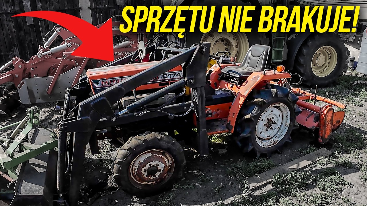 SADZIMY ZIEMNIAKI - KUPIŁEM MINITRAKTOR HINOMOTO C-174