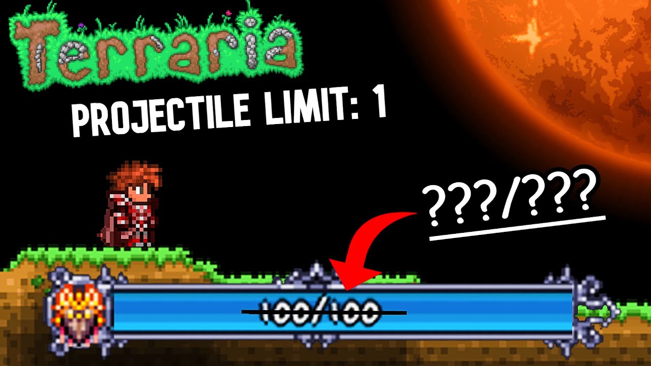 I Accidentally made the Pillars 10x Harder... | Terraria with only ONE Projectile