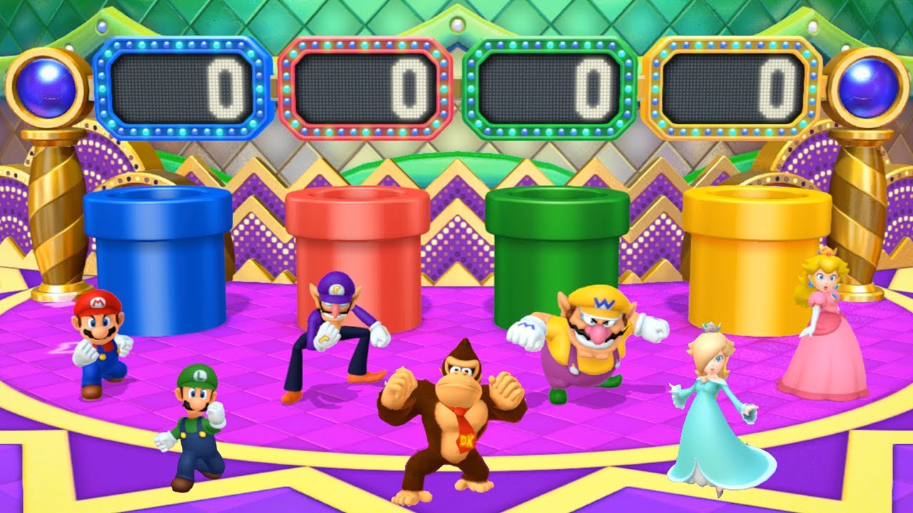 Mario Party 10 - All Characters Coin Challenge