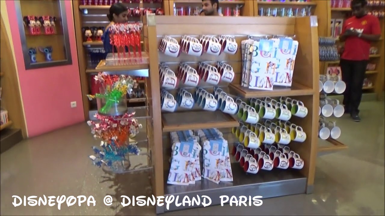 Disneyland Paris Disney Store Candy Corner Shop walkthrough 2017 DisneyOpa