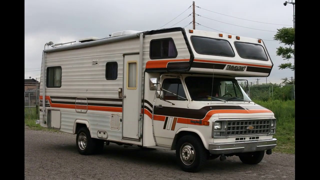 1981 Chevrolet Chevy G30 5.7L V8 350 Sport Van Travelcraft Motorhome RV Slideshow