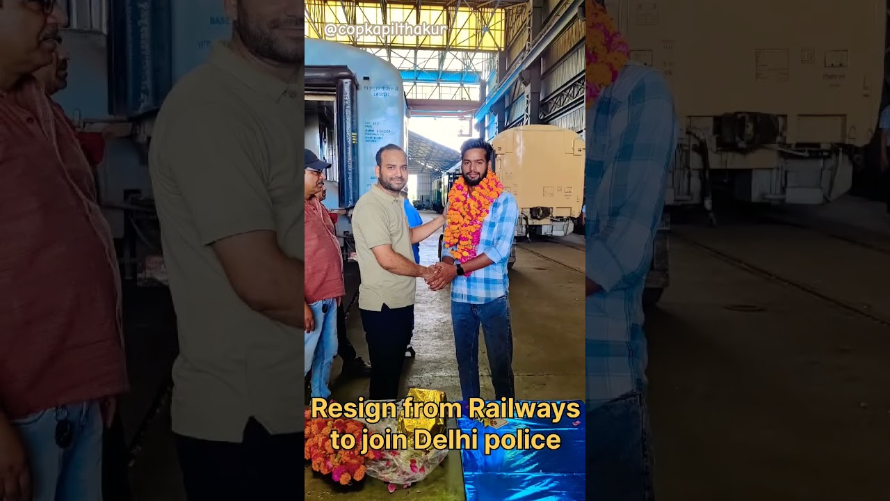 Resign from Railways to join Delhi police 🚨🚨 | Delhi police selected 🚨#delhipoliceconstable #groupd